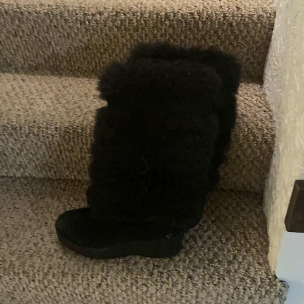 Winter faux fur boots